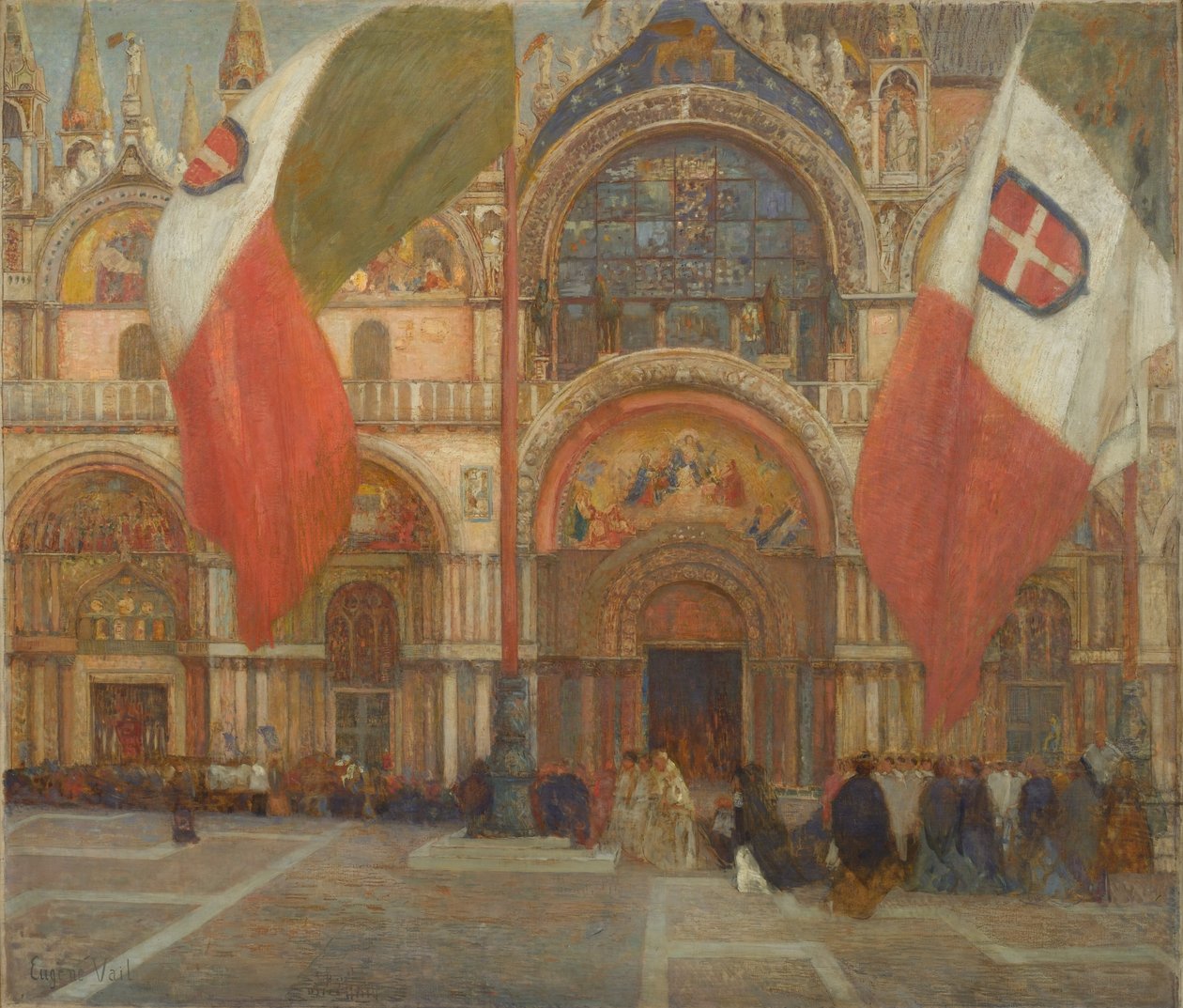Festdag i Venezia, ca. 1904 av Eugene Lawrence Vail