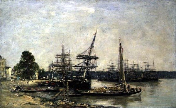 Bordeaux av Eugene Louis Boudin