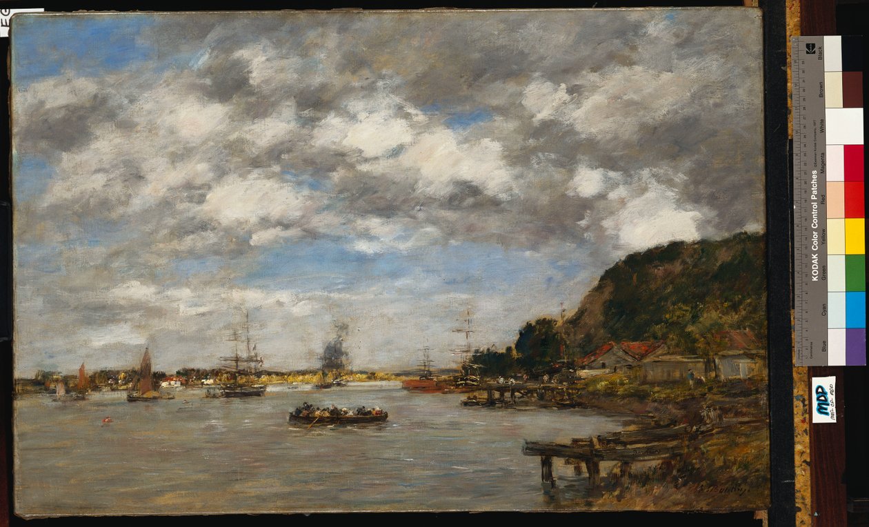 Bordeaux av Eugene Louis Boudin