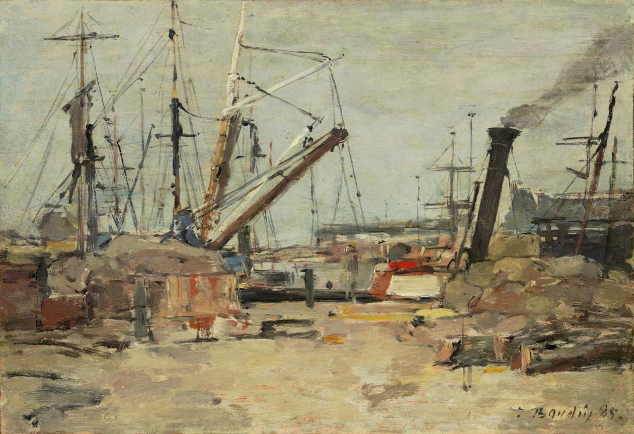 Trålerne, 1885. av Eugene Louis Boudin