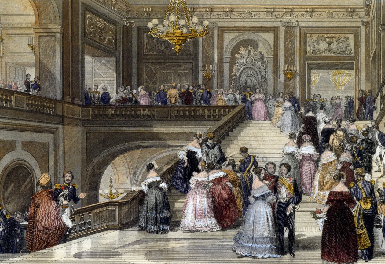 Stor feiring på Palace of Versailles av Eugene Louis Lami