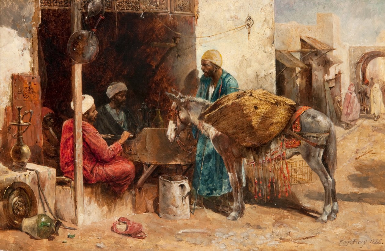 En orientalsk basar av Eugene Pavy