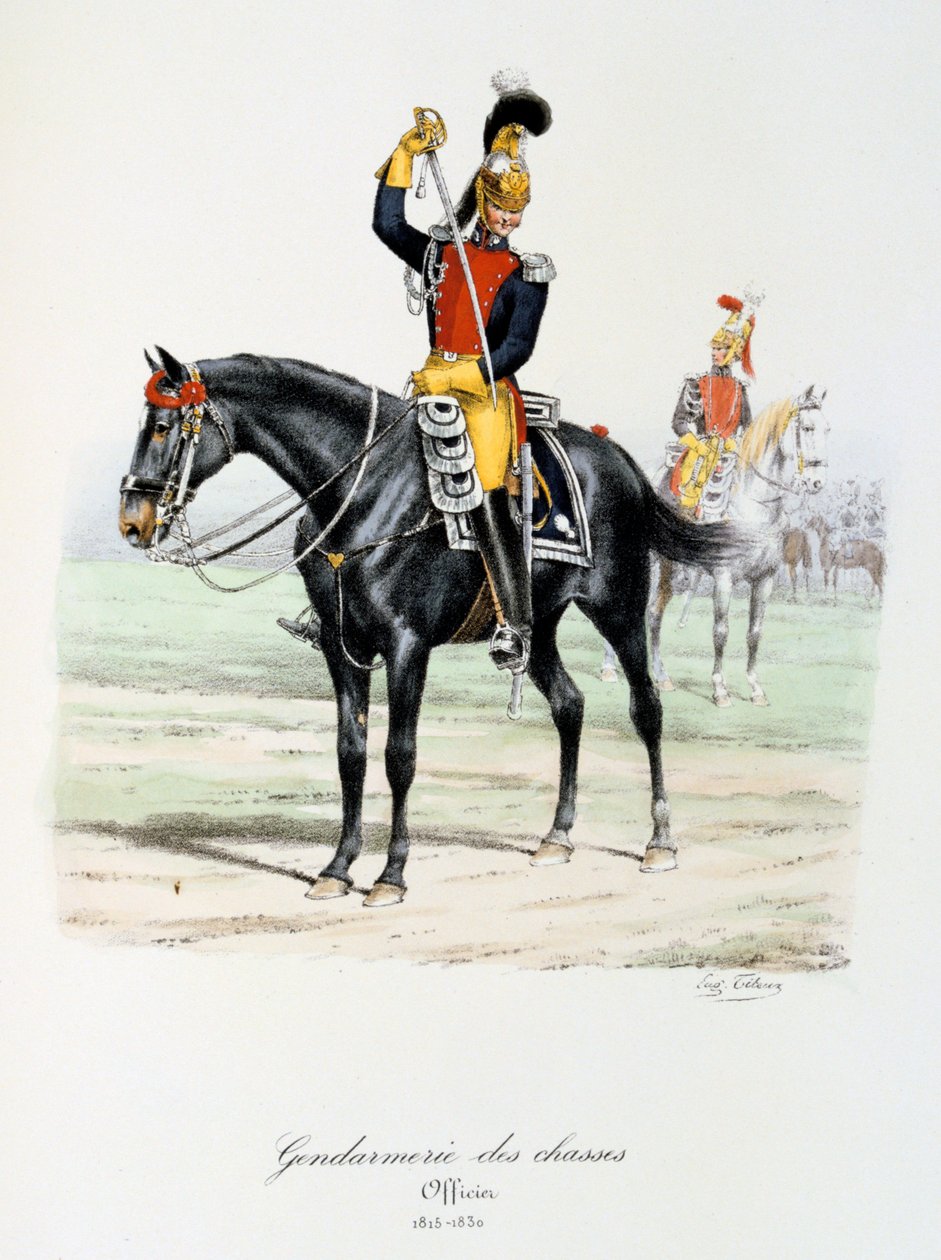 Gendarmerie des Chasses, 1815-30 av Eugene Titeux