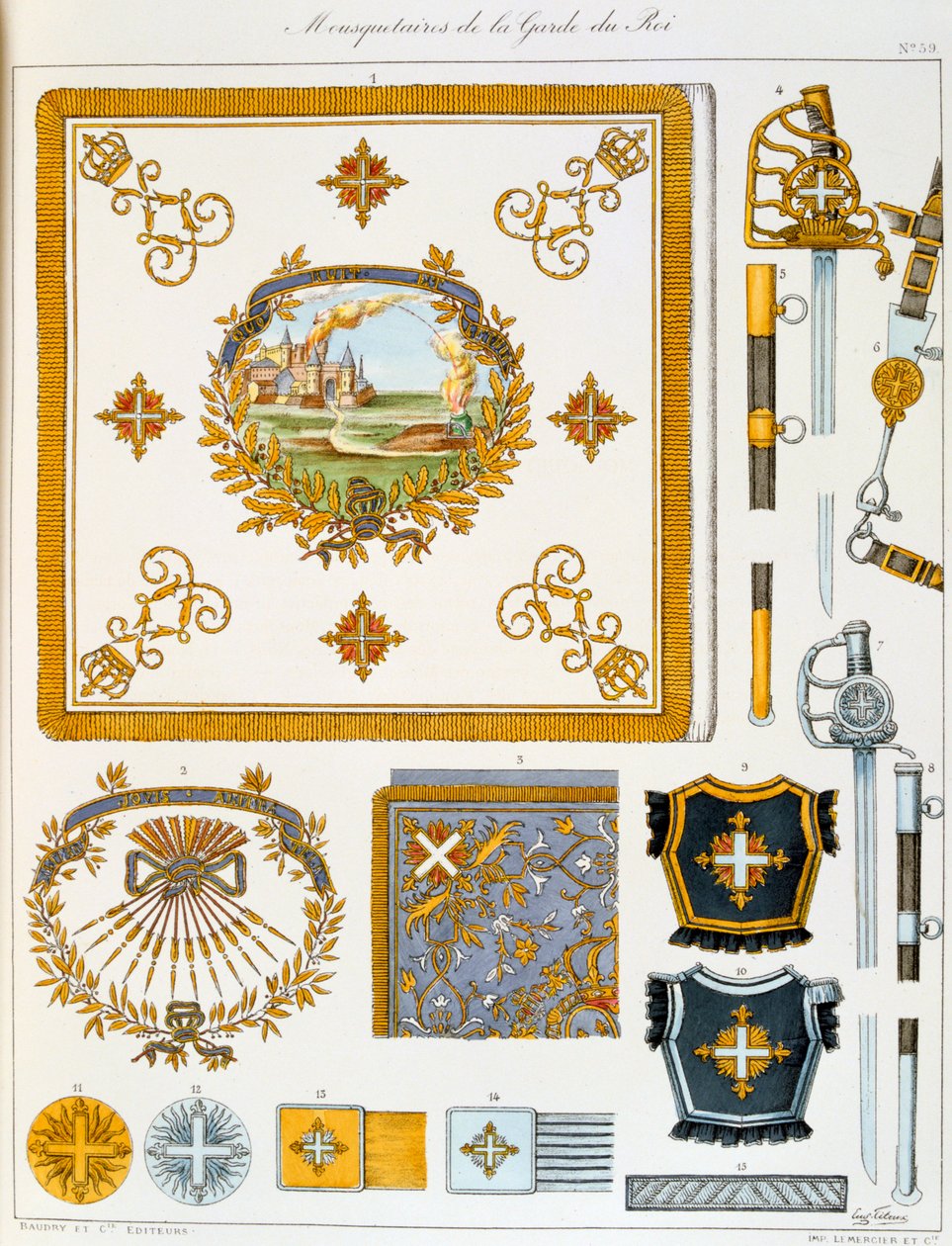 Musketerer av Kongens Garde, Insignia av Eugene Titeux