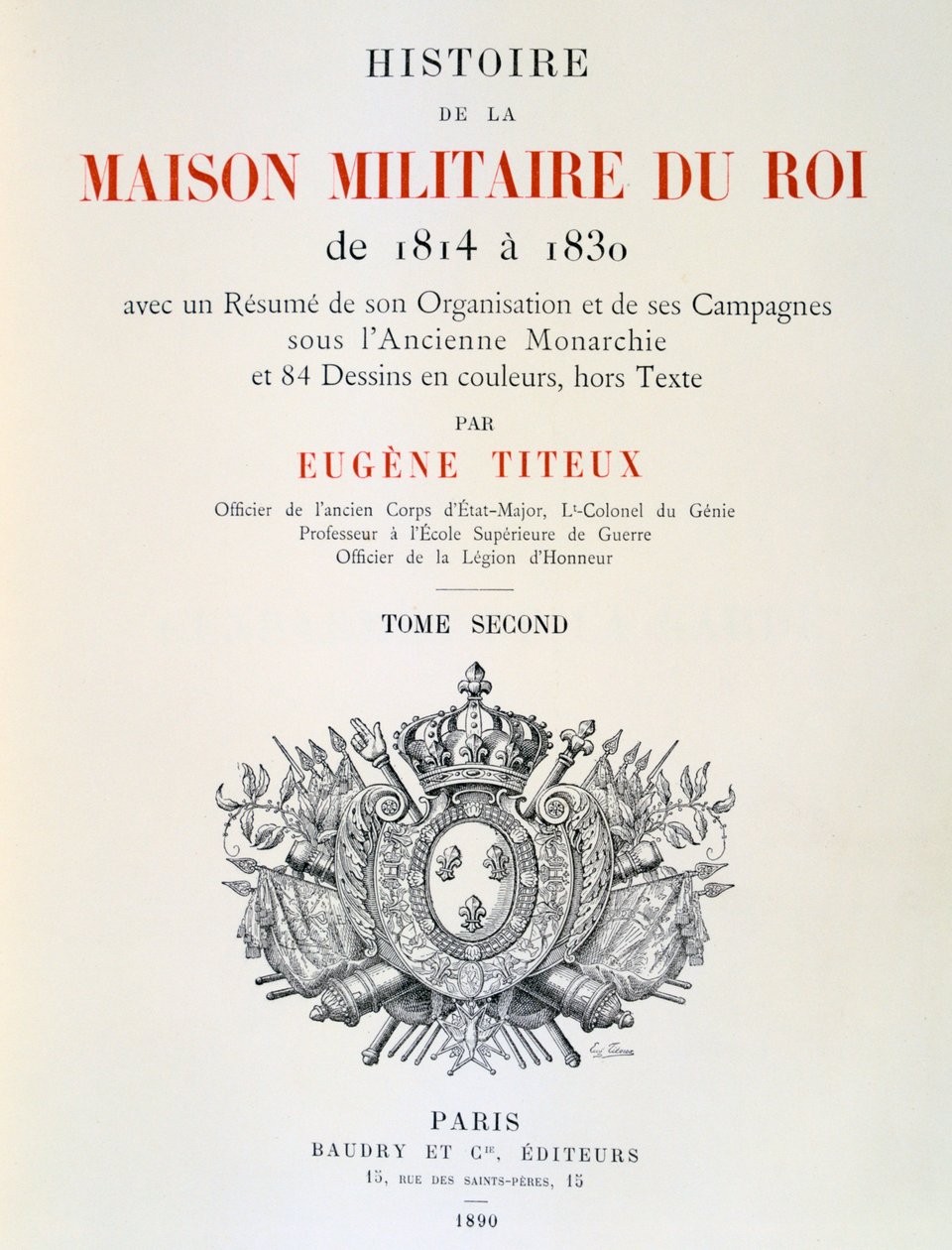 Tittelside av Eugene Titeux