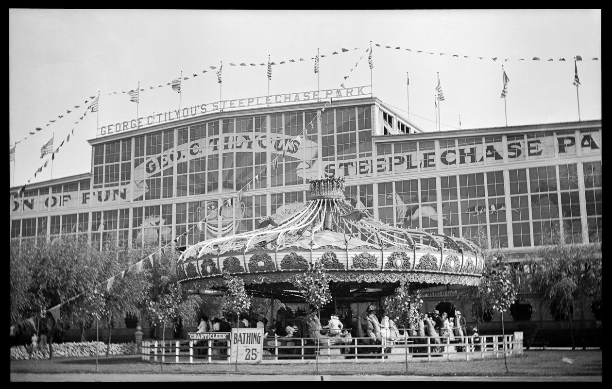 View of Coney Island, 1903 (nitrat negativ) av Eugene Wemlinger