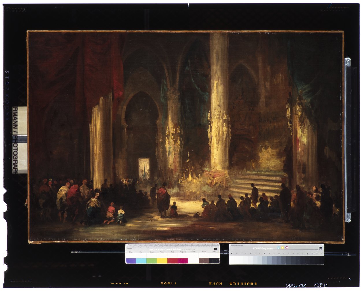 Prosesjon i en katedral, ca. 1860 av Eugenio Lucas Velázquez