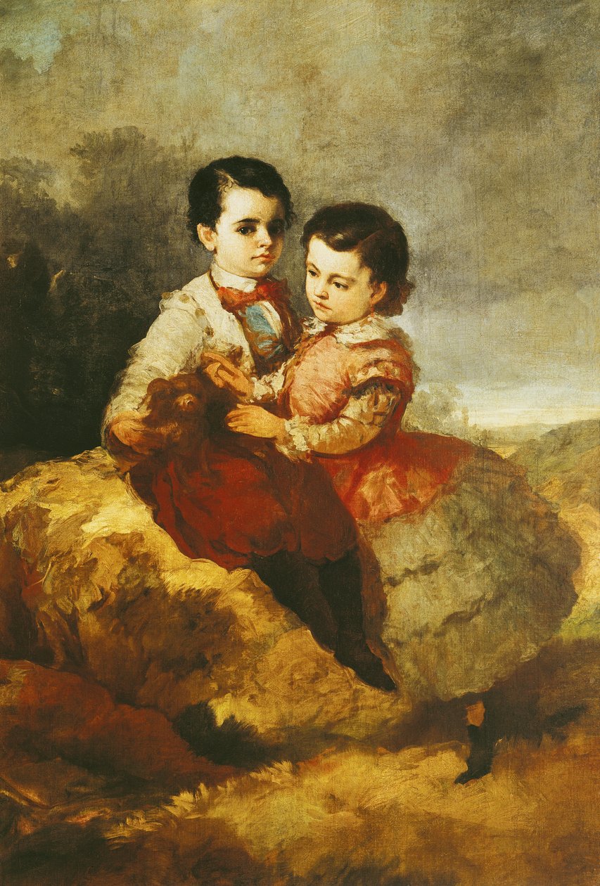 Kunstnerens barn av Eugenio Lucas y Padilla