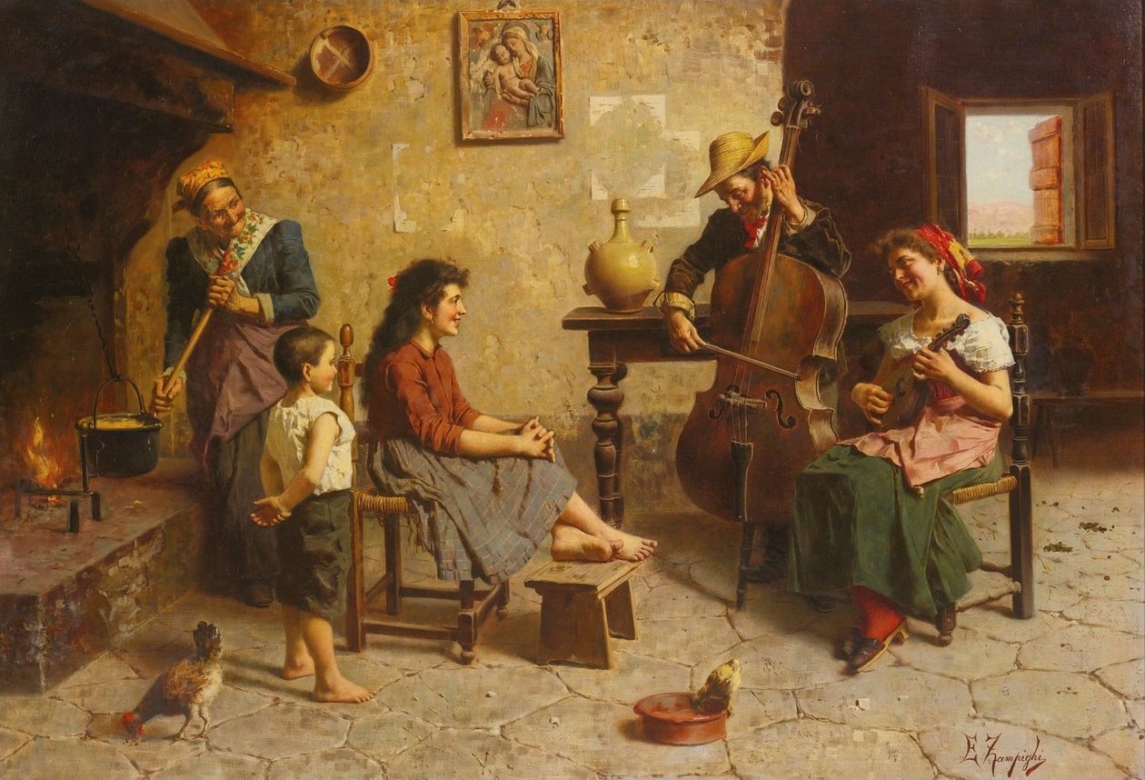 Rustikansk musikk av Eugenio Zampighi