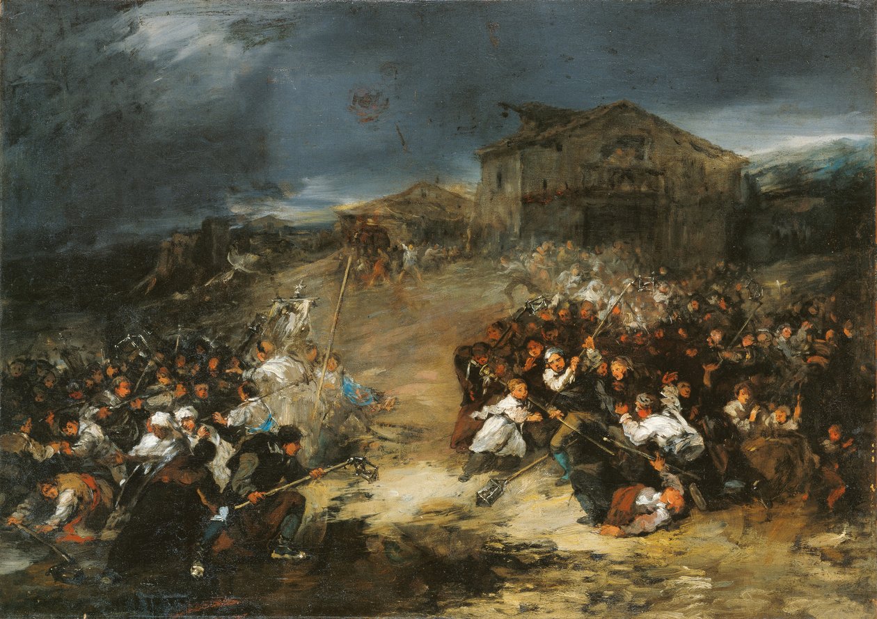 Daggryets prosesjon av Eugenio Lucas Velázquez