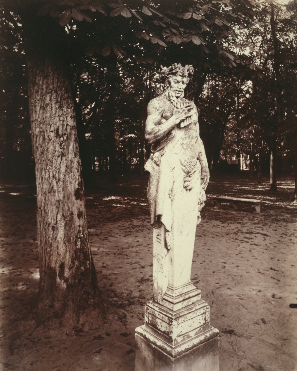 Versailles-Faun av Eugène Atget