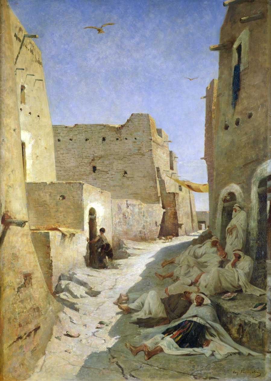 Bab-El-Gharbi-veien, Laghouat, 1859 av Eugène Fromentin