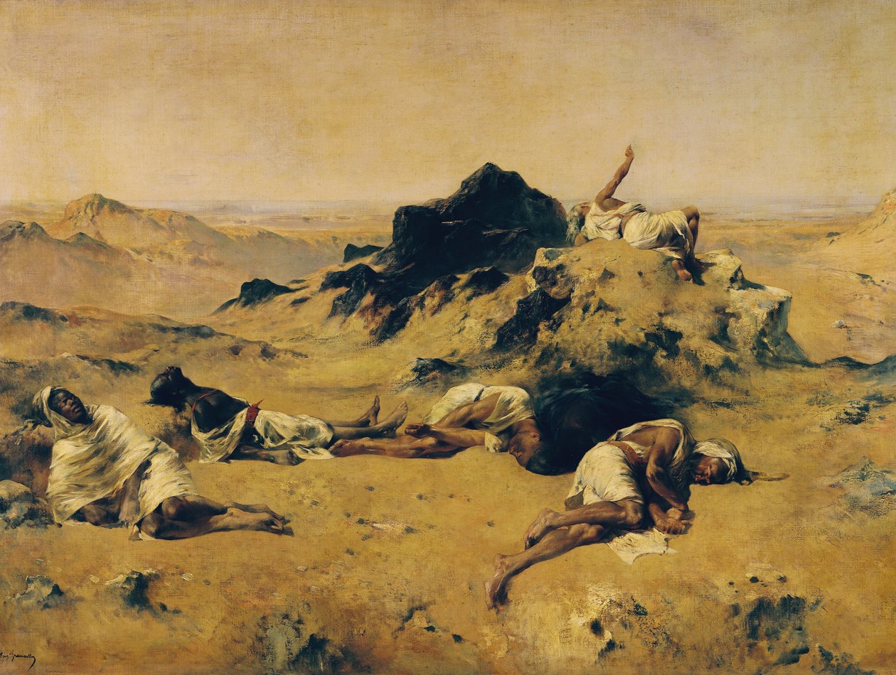 Tørstens land, ca. 1869 av Eugène Fromentin