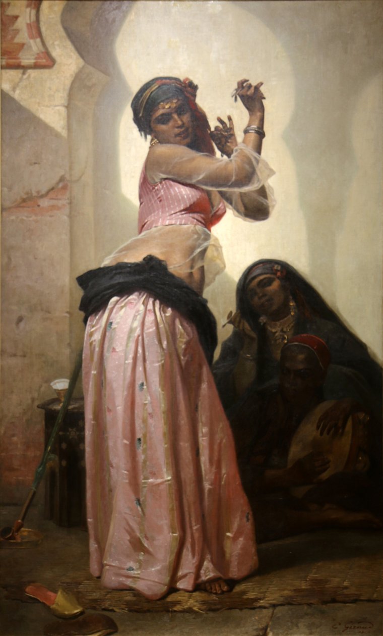 Danser i Kairo. av Pierre François Eugène Giraud