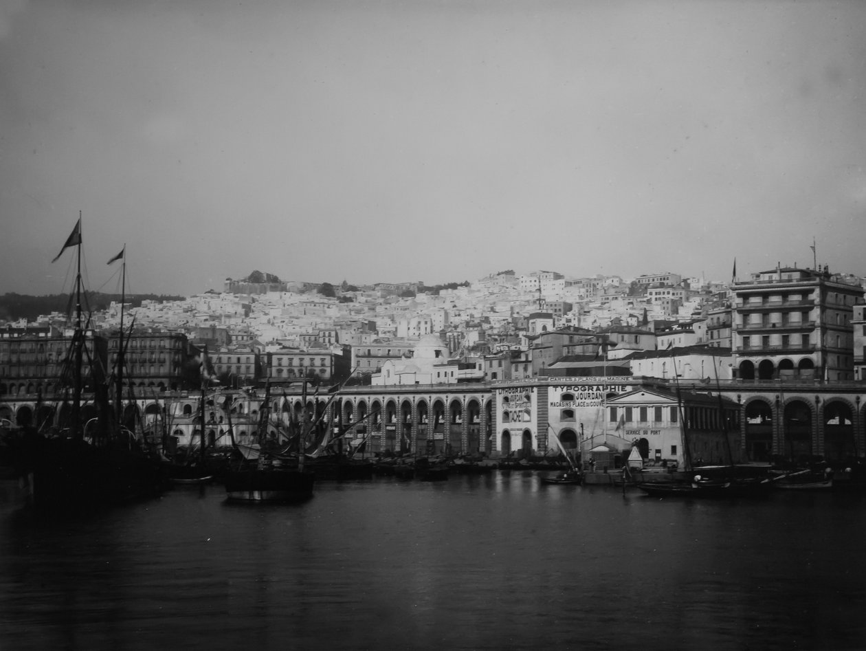 Havnen i Alger av Eugène Trutat