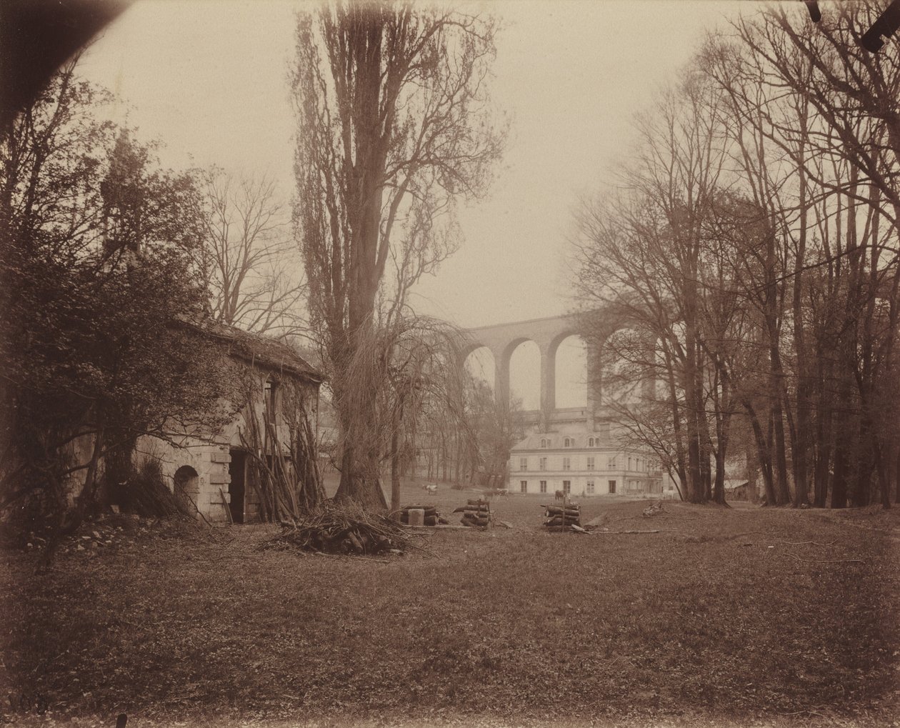 Arcueil-Cachan, Madame de Provigny-parken av Eugène Atget