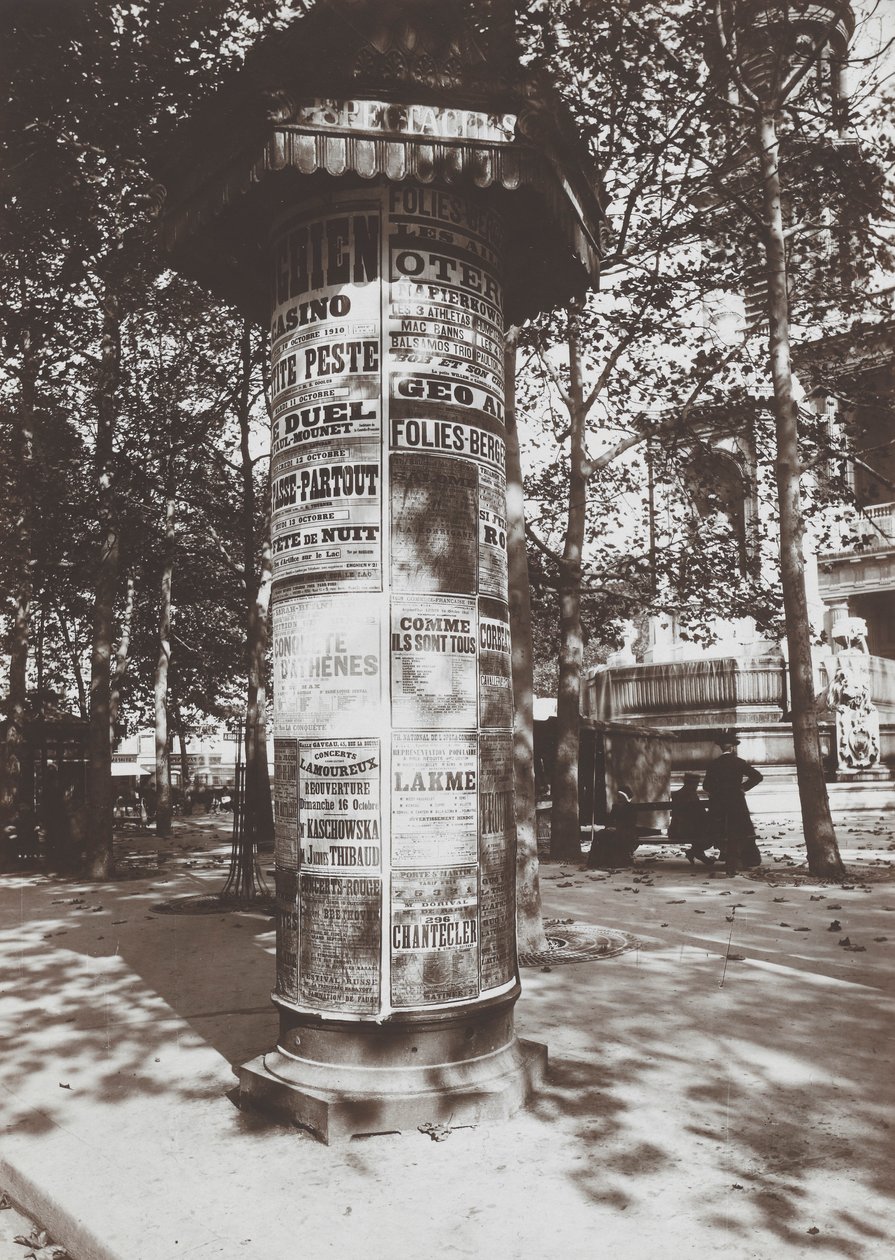 Kolonne-St. Sulpice av Eugène Atget
