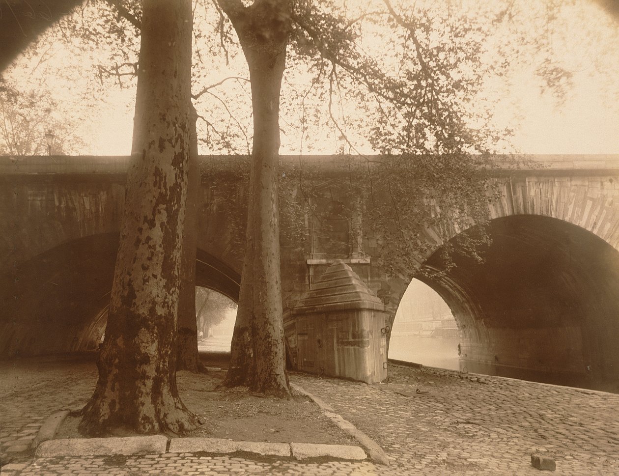 Pont Marie, 1926 (albumutskrift papirfotografi) av Eugène Atget