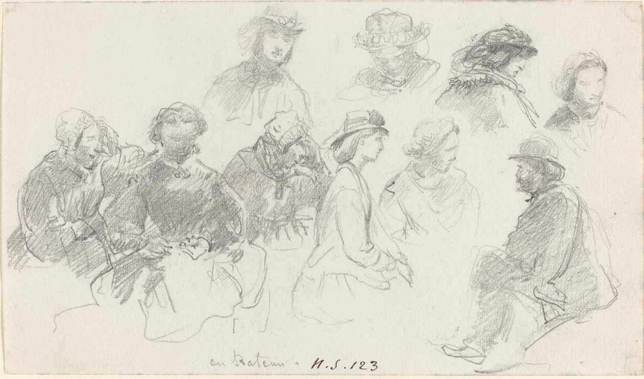 Passasjerer ombord av Eugène Boudin