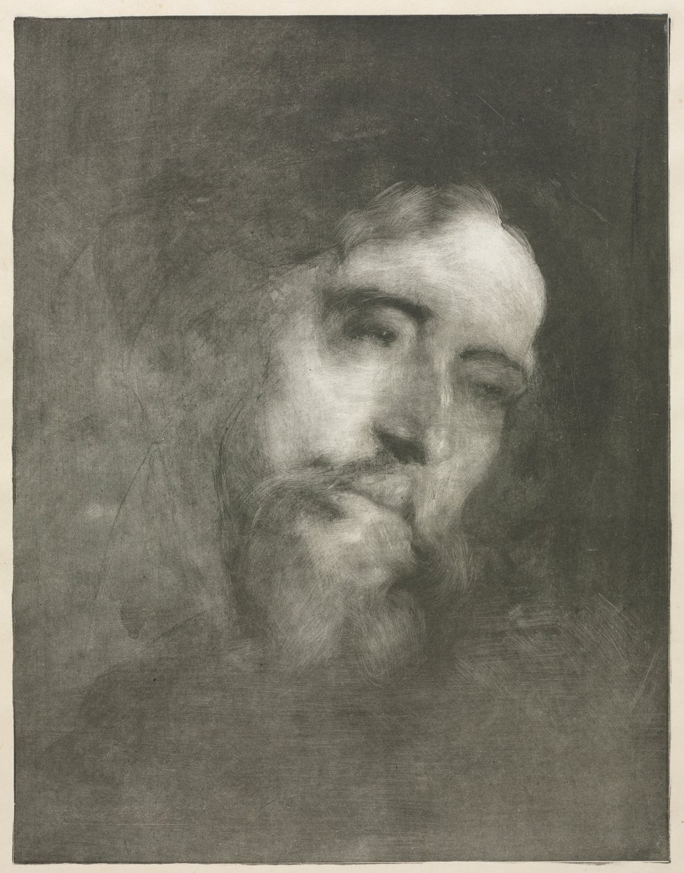 Alphonse Daudet, 1893. av Eugène Carrière