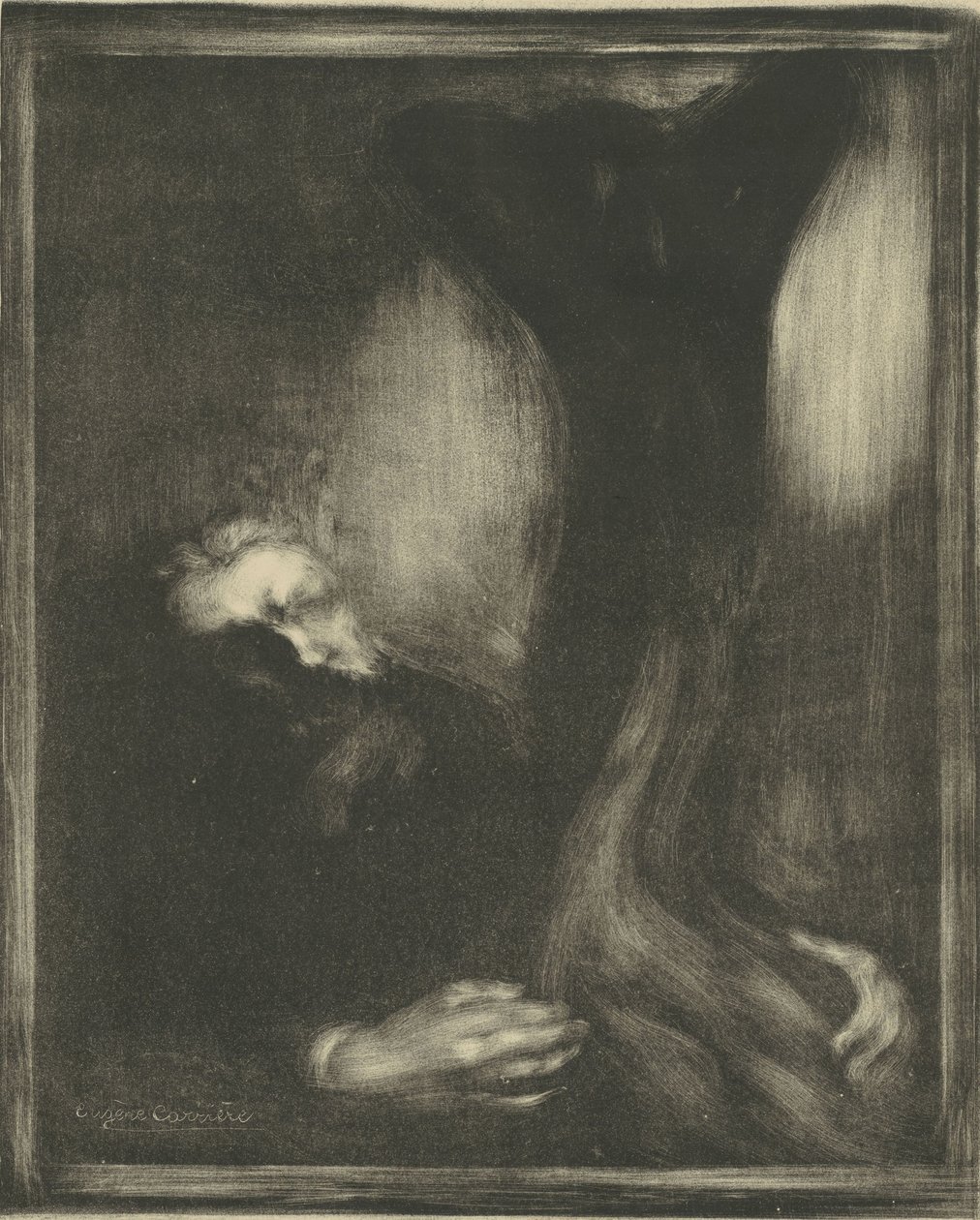 Auguste Rodin, 1900. av Eugène Carrière