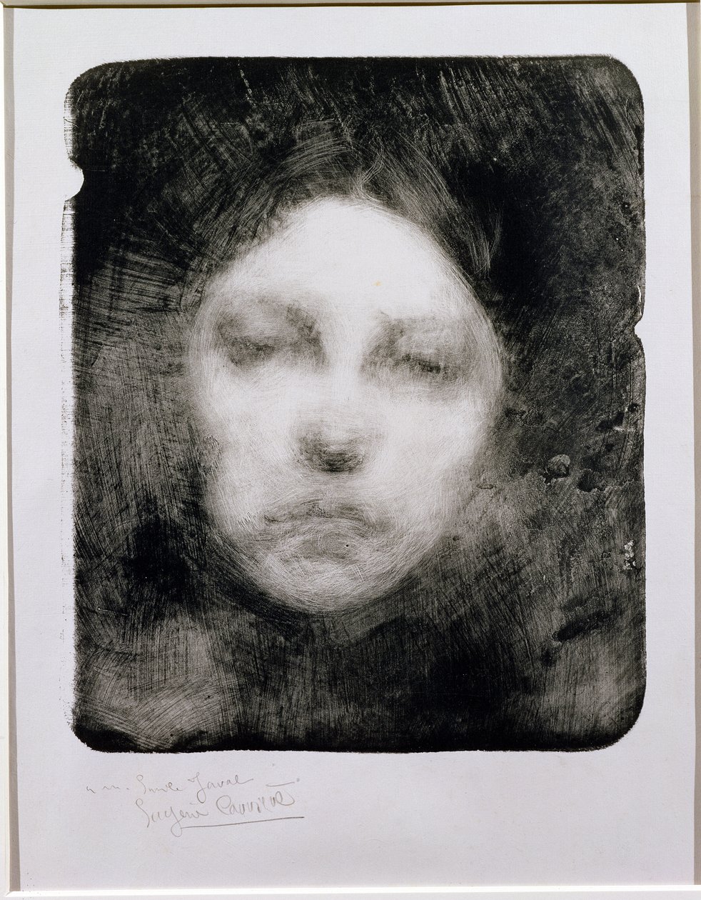 Leder for en ung jente, 1890 av Eugène Carrière
