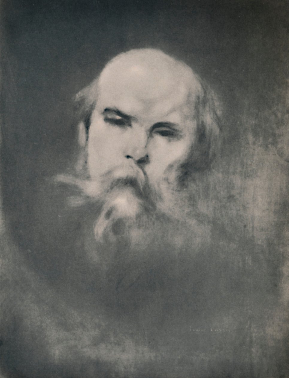 Paul Verlaine, ca. 1891, 1946. av Eugène Carrière