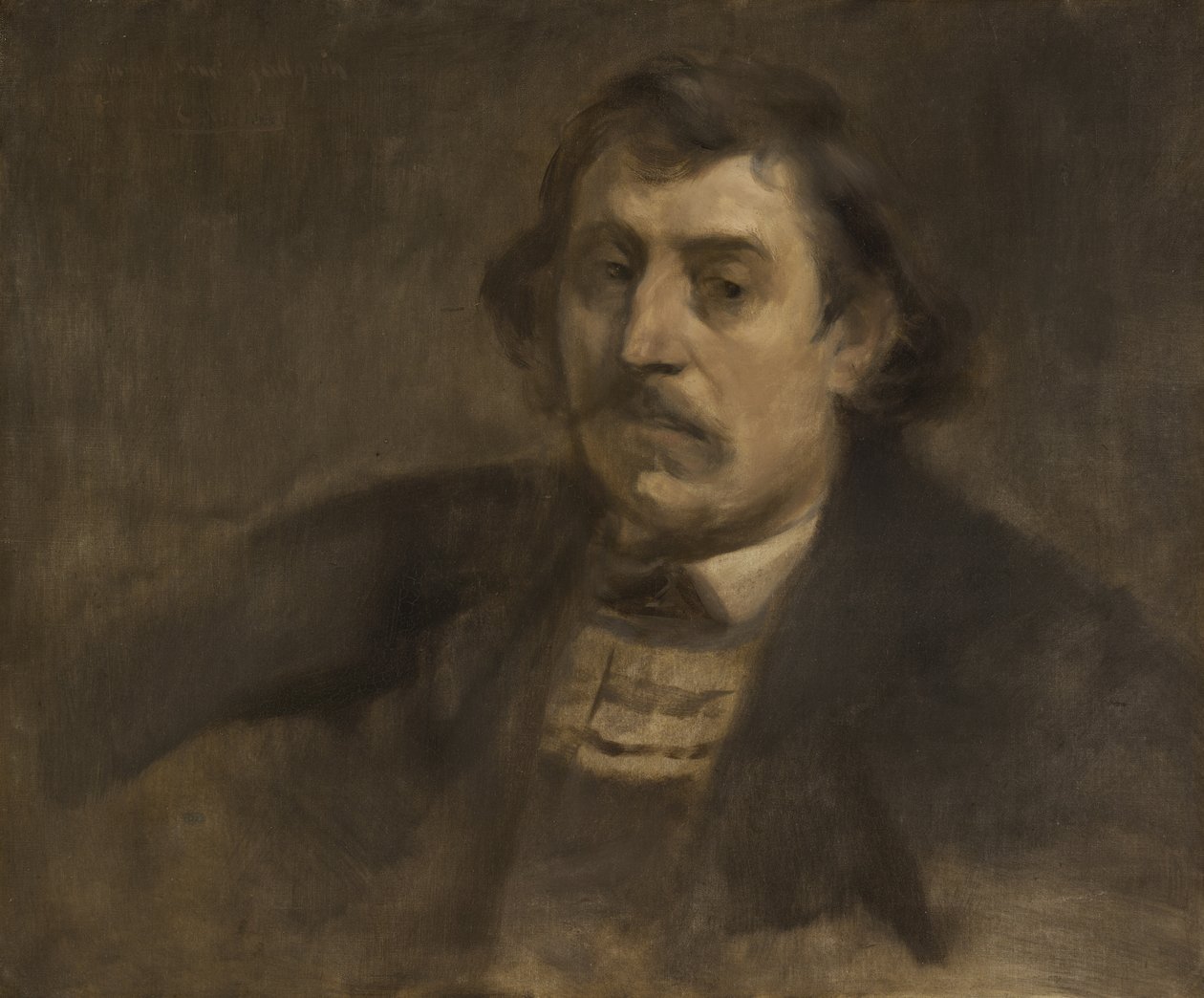 Portrett av Paul Gauguin, 1891 av Eugène Carrière
