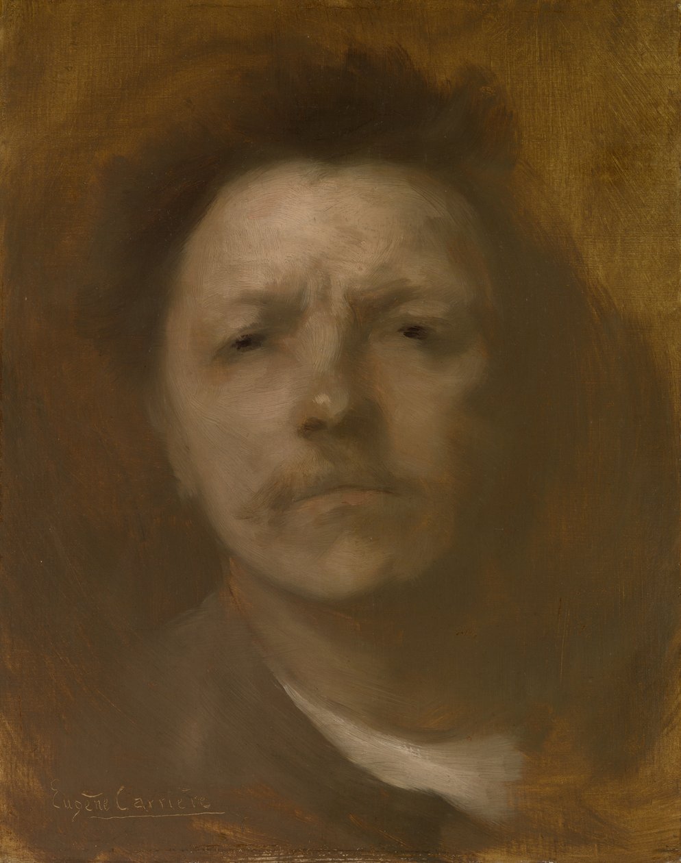 Selvportrett, ca. 1893. av Eugène Carrière