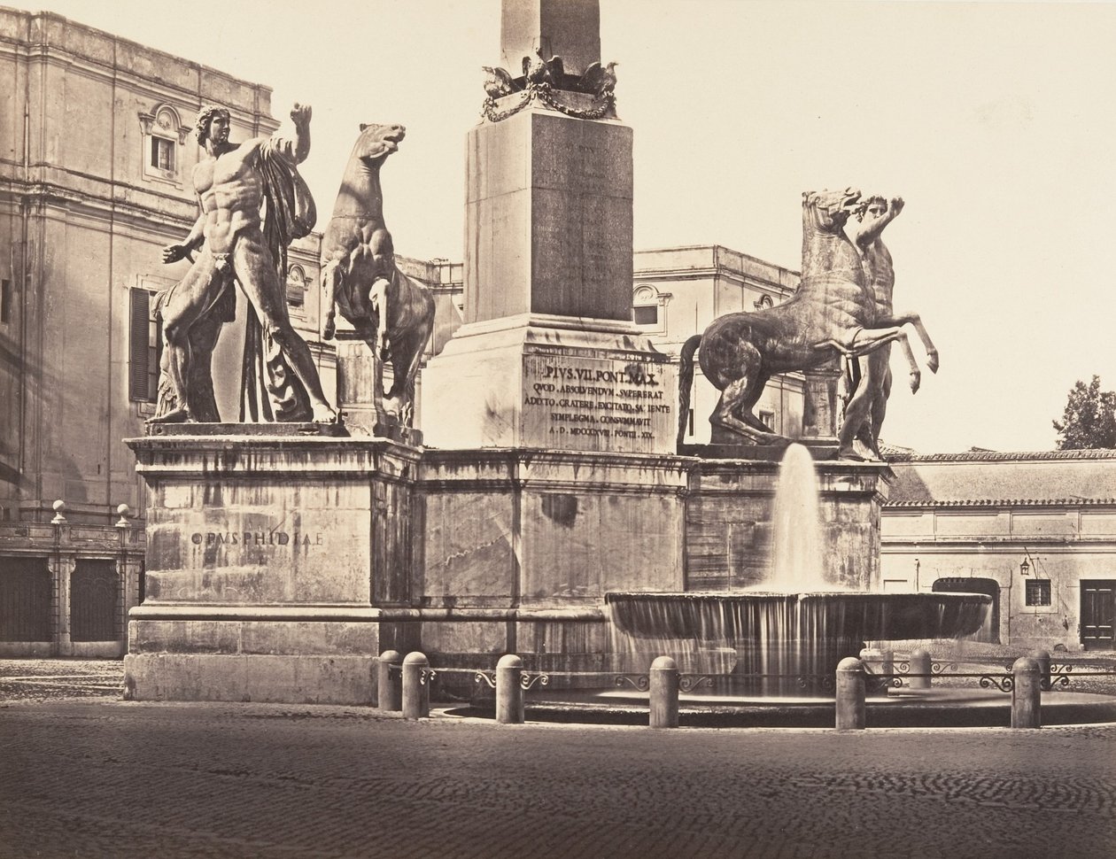 Monte Cavallo, 1848-52. av Eugène Constant