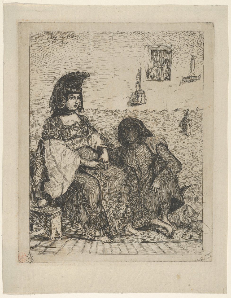 En jødisk brud i Tanger, 1833., 1833. av Eugène Delacroix