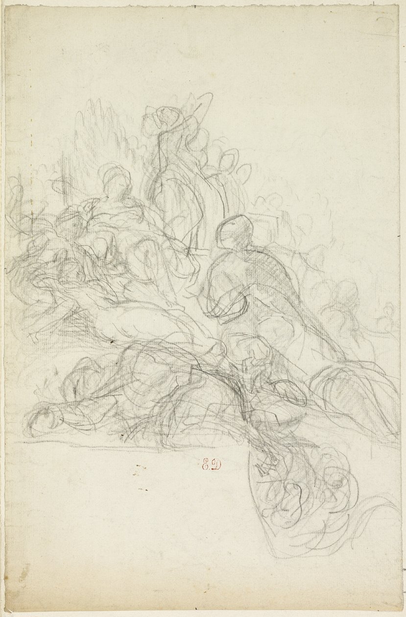 Allegorisk eller mytologisk scene av Eugène Delacroix