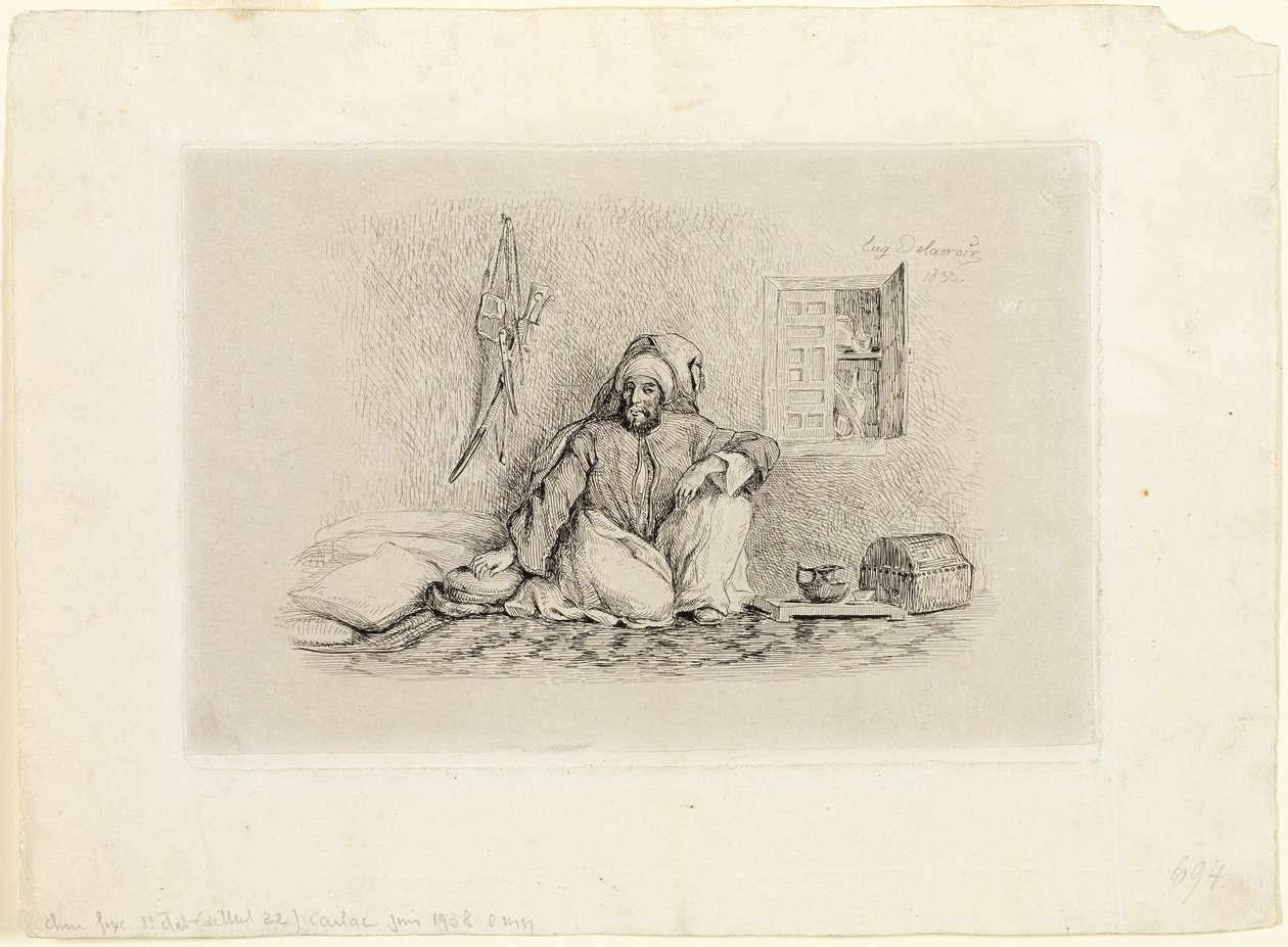 Sjef Mohammed-Ben-Abou av Eugène Delacroix