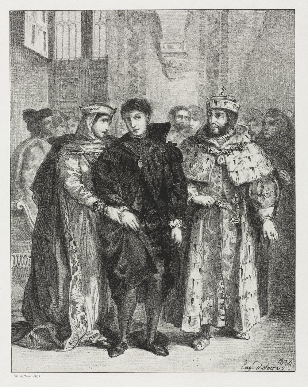 Hamlet av Eugène Delacroix