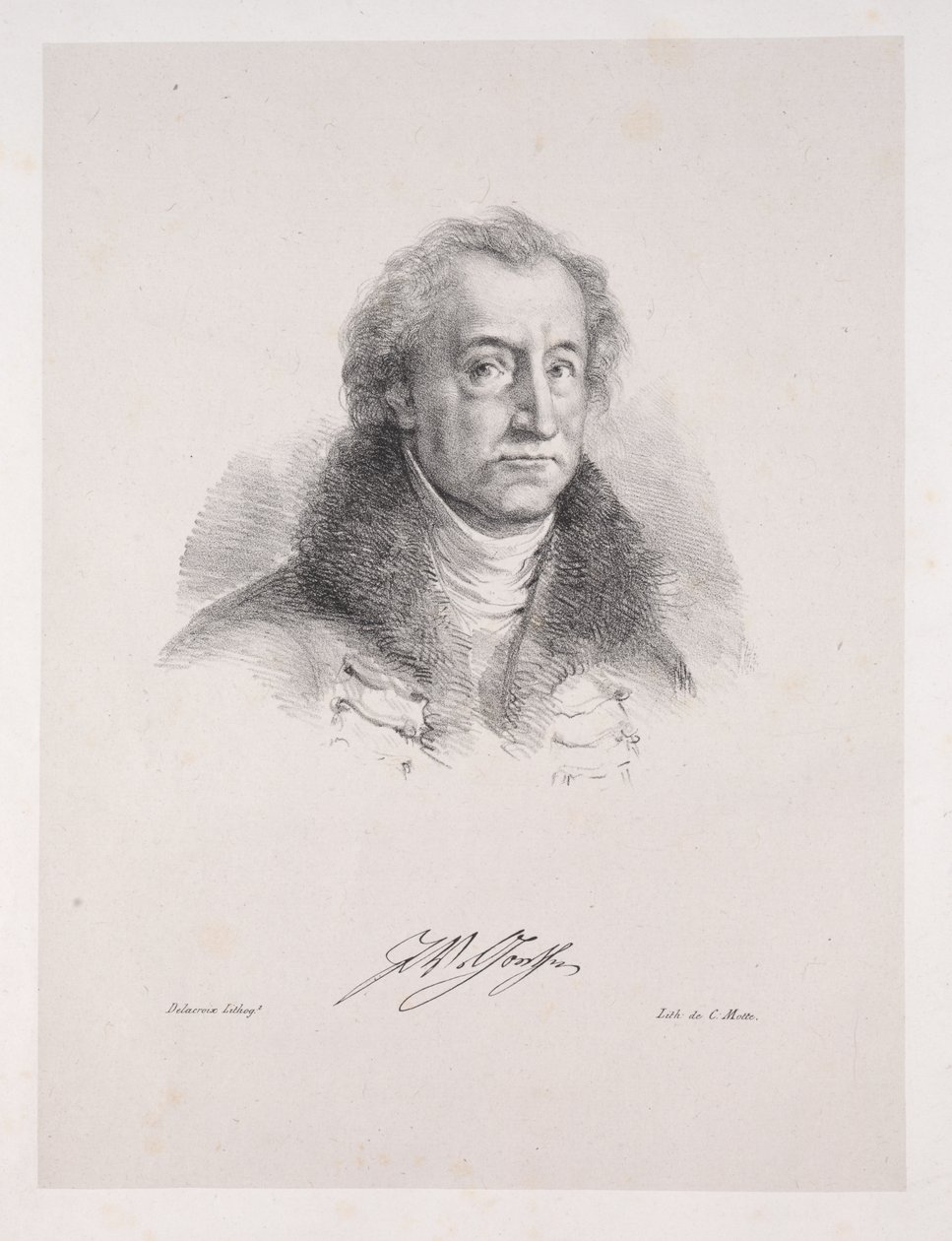 Illustrasjoner for Faust av Eugène Delacroix