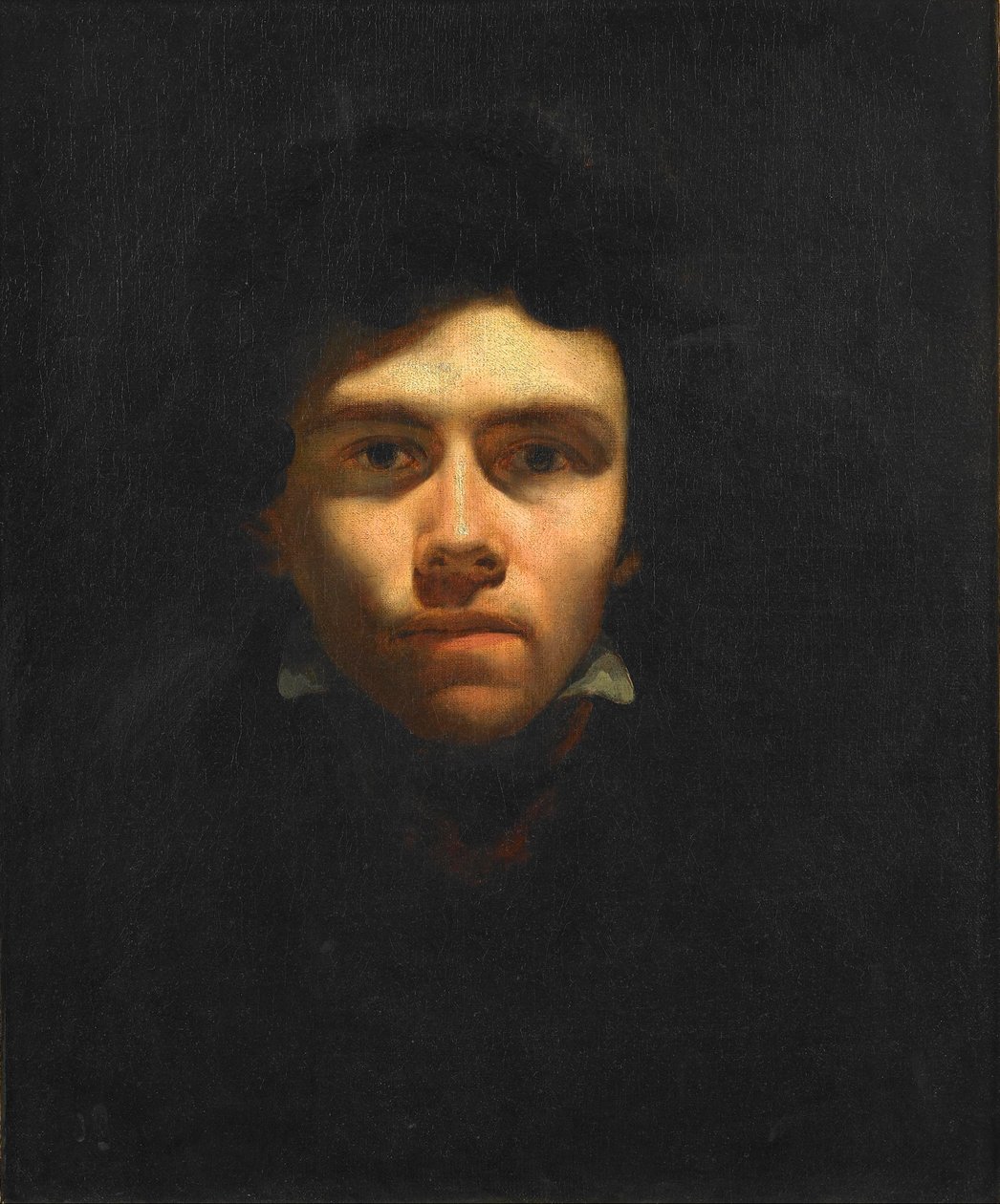 Selvportrett, ca 1816. av Eugène Delacroix