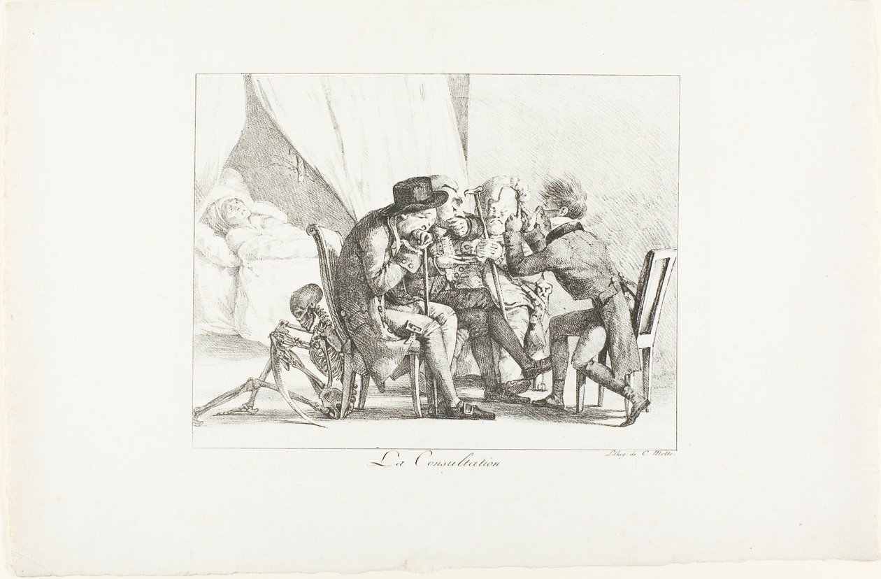 Konsultasjonen av Eugène Delacroix