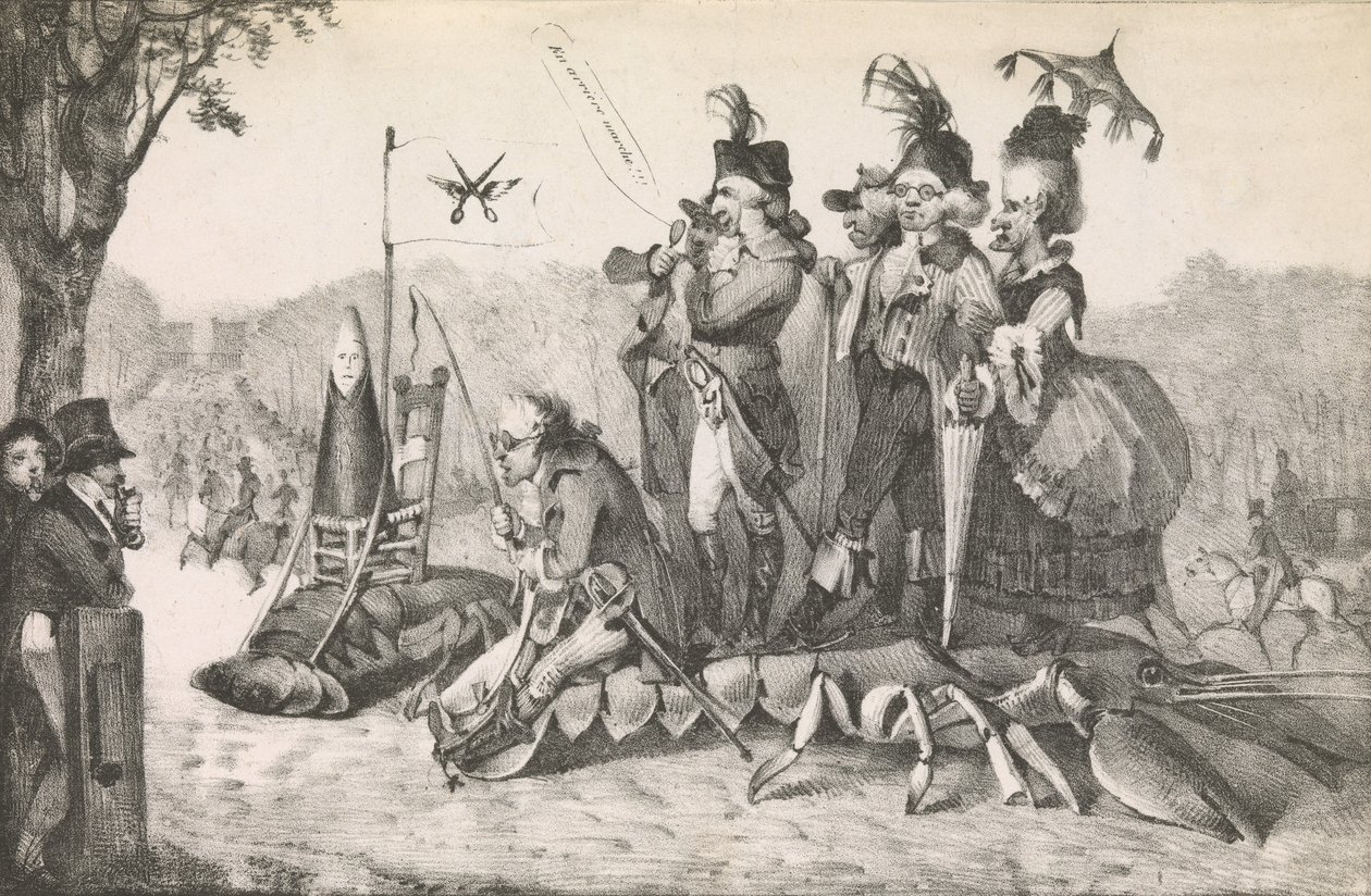 Krepsen ved Longchamps, 1822., 1822. av Eugène Delacroix