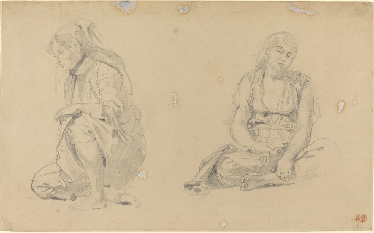 Kvinner i Alger, 1833. av Eugène Delacroix