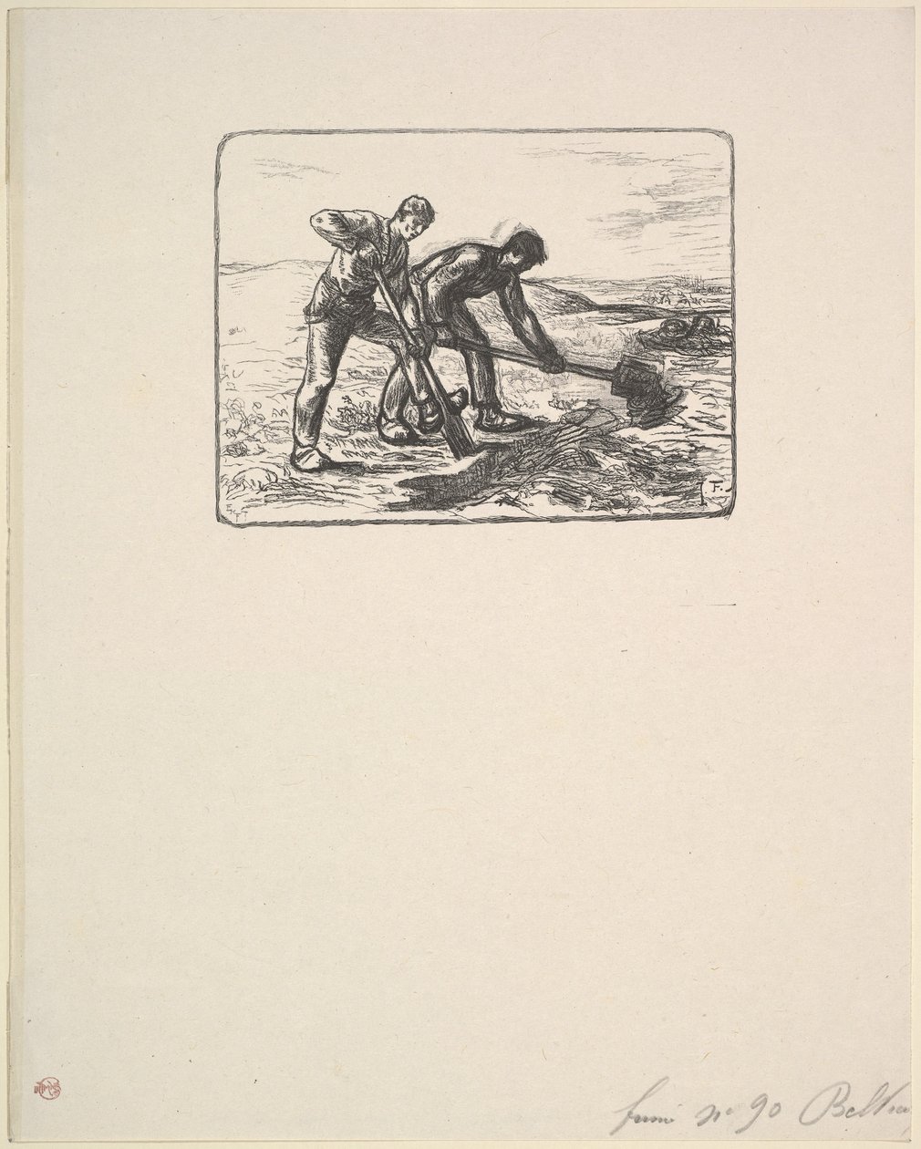Diggers, 1830-99. av Eugène Froment