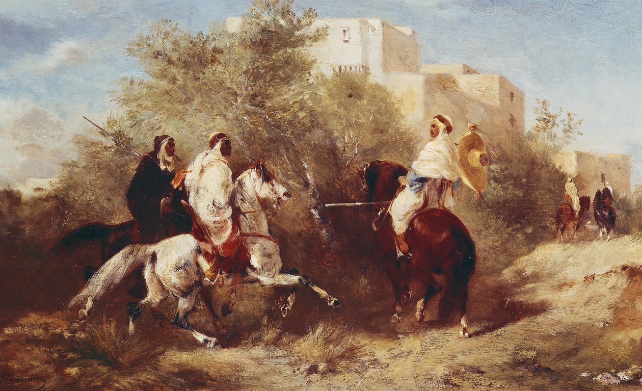 Arabiske ryttere av Eugène Fromentin
