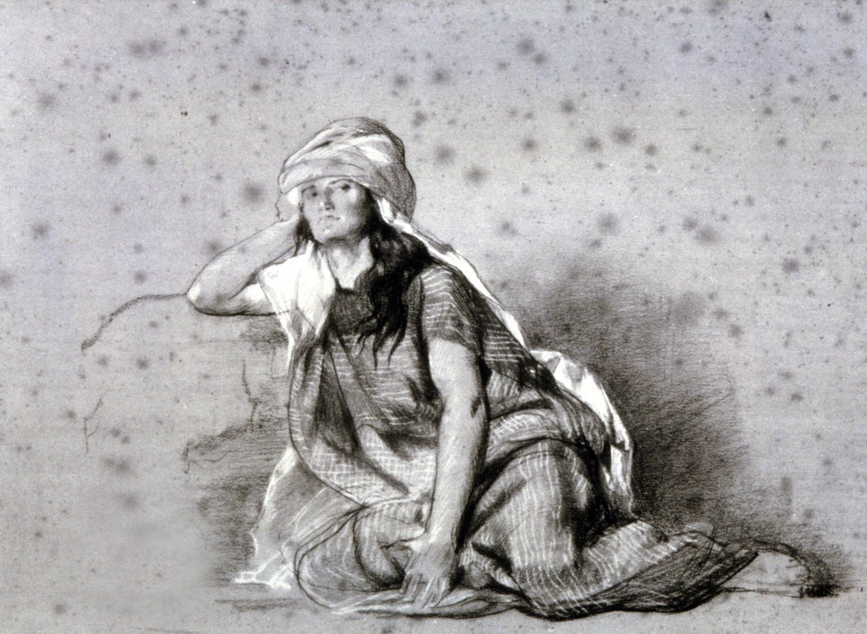 Berberkvinne i Sahel av Eugène Fromentin