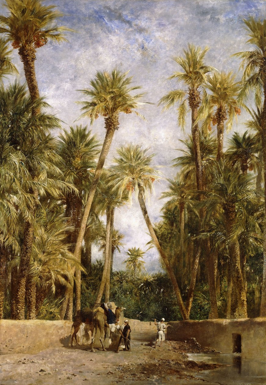 Oasis At Laground, av Eugène Fromentin
