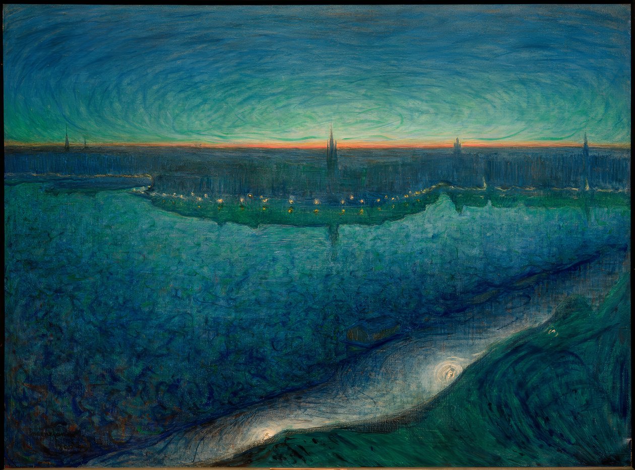 Daggry over Riddarfjärd av Eugène Jansson