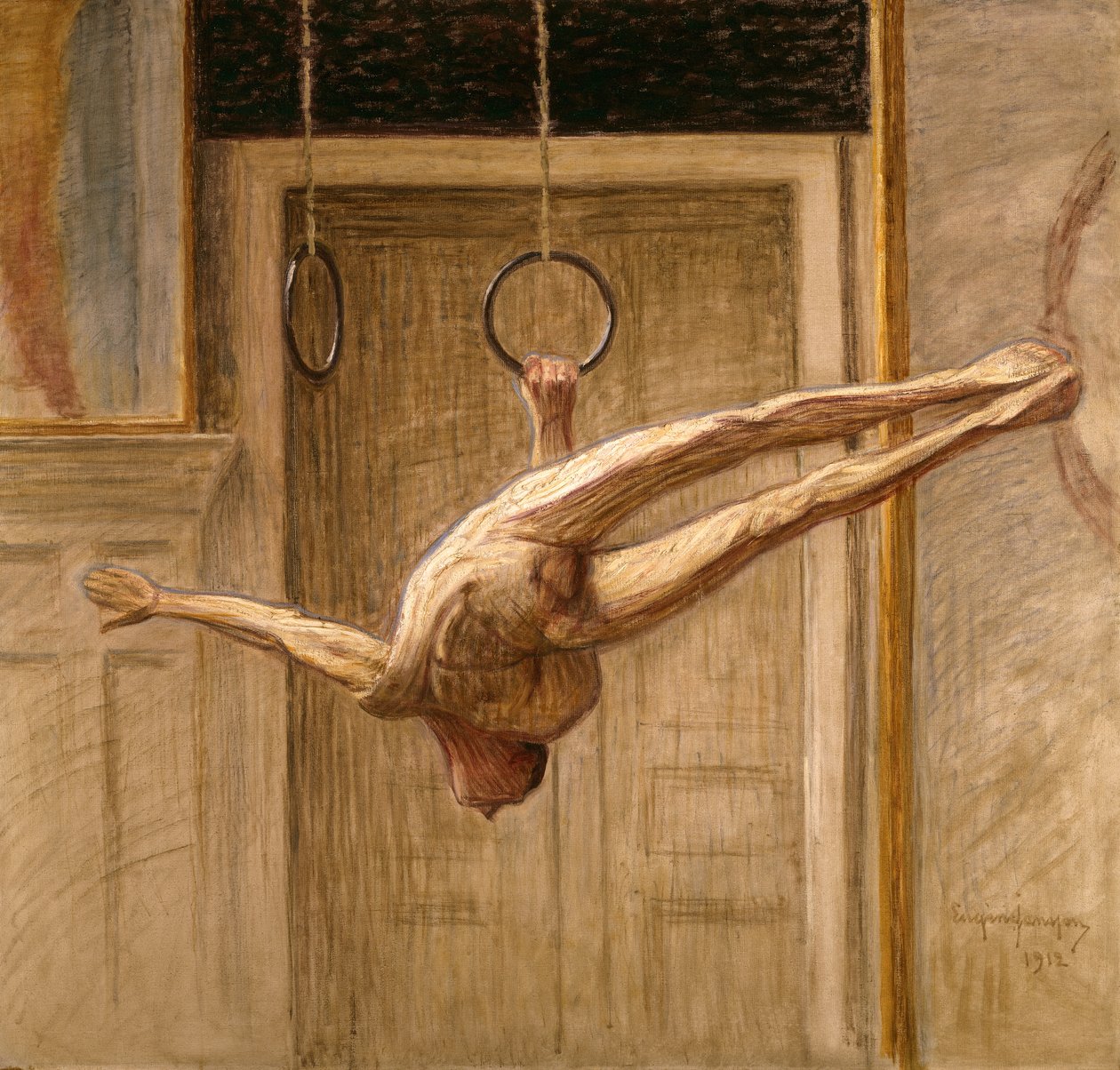 Ringgymnast nr.2, 1912 av Eugène Jansson