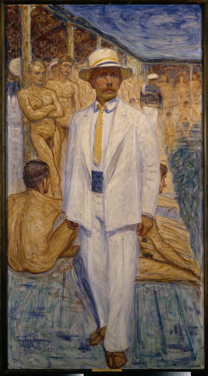 Selvportrett av Eugène Jansson