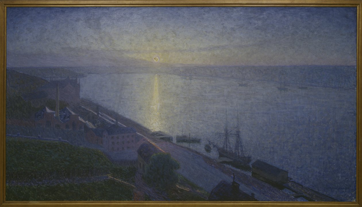 Solnedgang, 1895 av Eugène Jansson