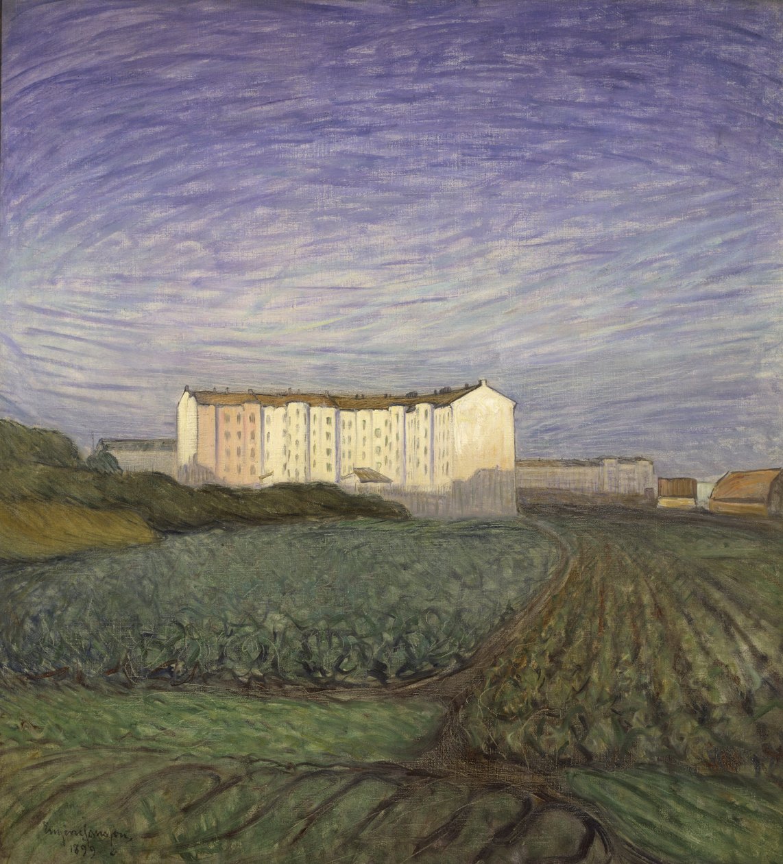 Utkanten av byen, 1899 av Eugène Jansson