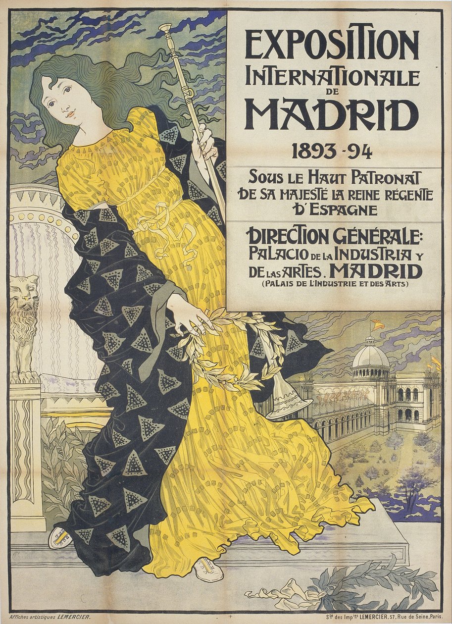 Madrid internasjonale utstilling av Eugene Grasset