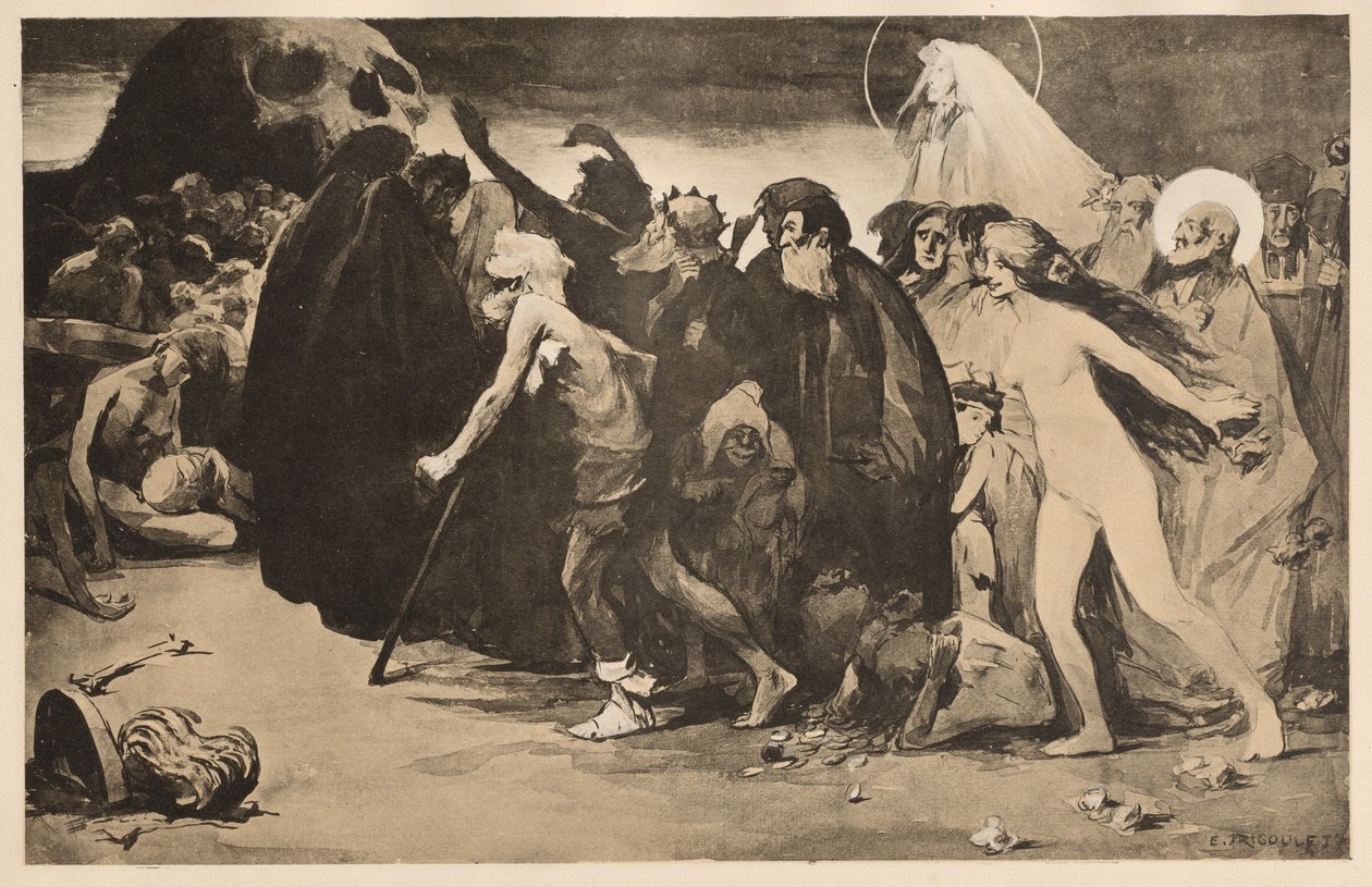 Veien til døden, 1899. av Eugène Trigoulet